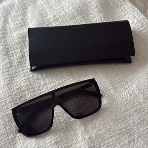 Saint Laurent Sleek Black Sunglasses with Case